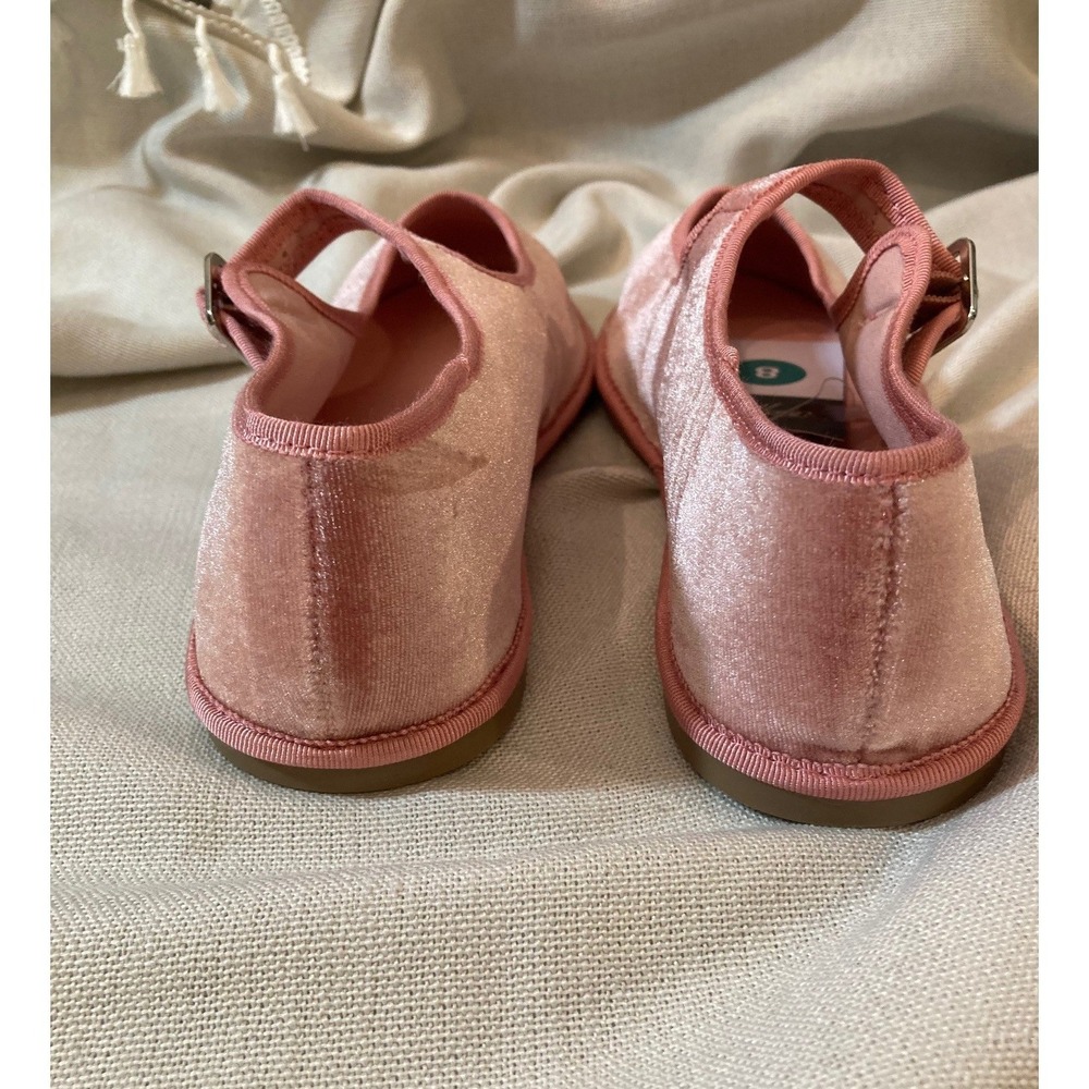Universal Thread Pink Velvet Mary Jane Flats 8 New Coquette Balletcore Feminine - Picture 6 of 8